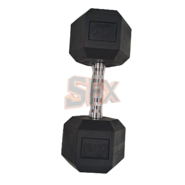 Par Mancuerna Hexagonal 15 kilos