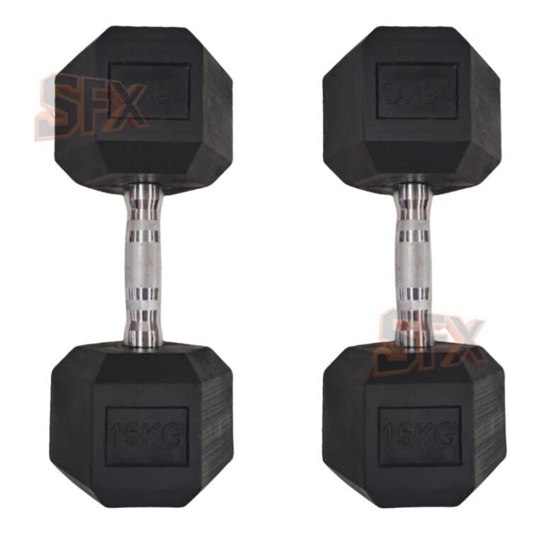 Par Mancuerna Hexagonal 15 kilos