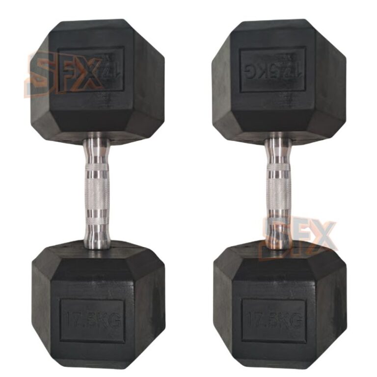 Par Mancuerna Hexagonal 17,5 kilos