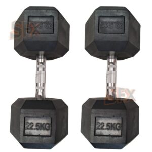 Par Mancuerna Hexagonal 22,5 kilos