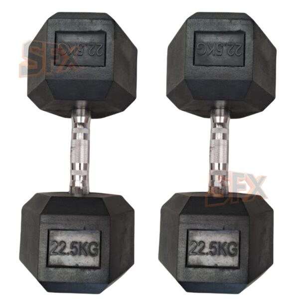 Par Mancuerna Hexagonal 22,5 kilos