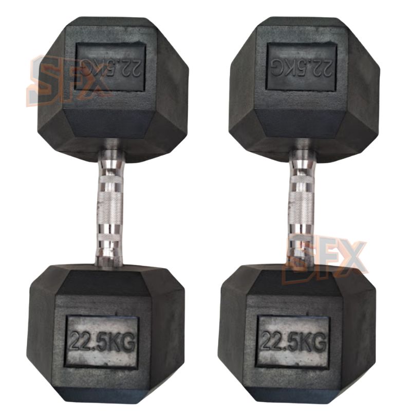 Par Mancuerna Hexagonal 22,5 kilos