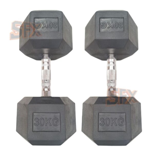 Par Mancuerna Hexagonal 30 kilos